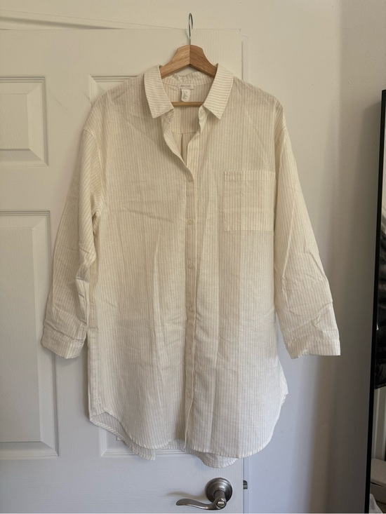 H&M Other - H&M Home Linen-Blend Nightshirt
